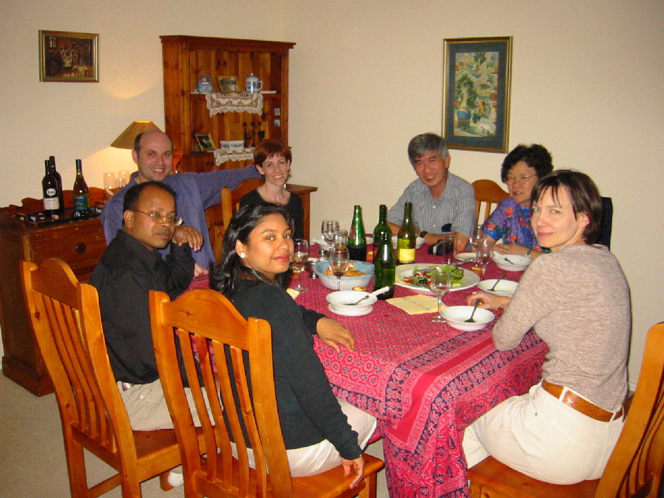 Dinner at the Meyers, 2003