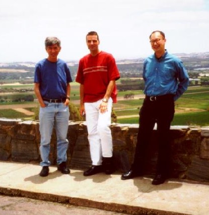 With Michael and Rex in the Barossa